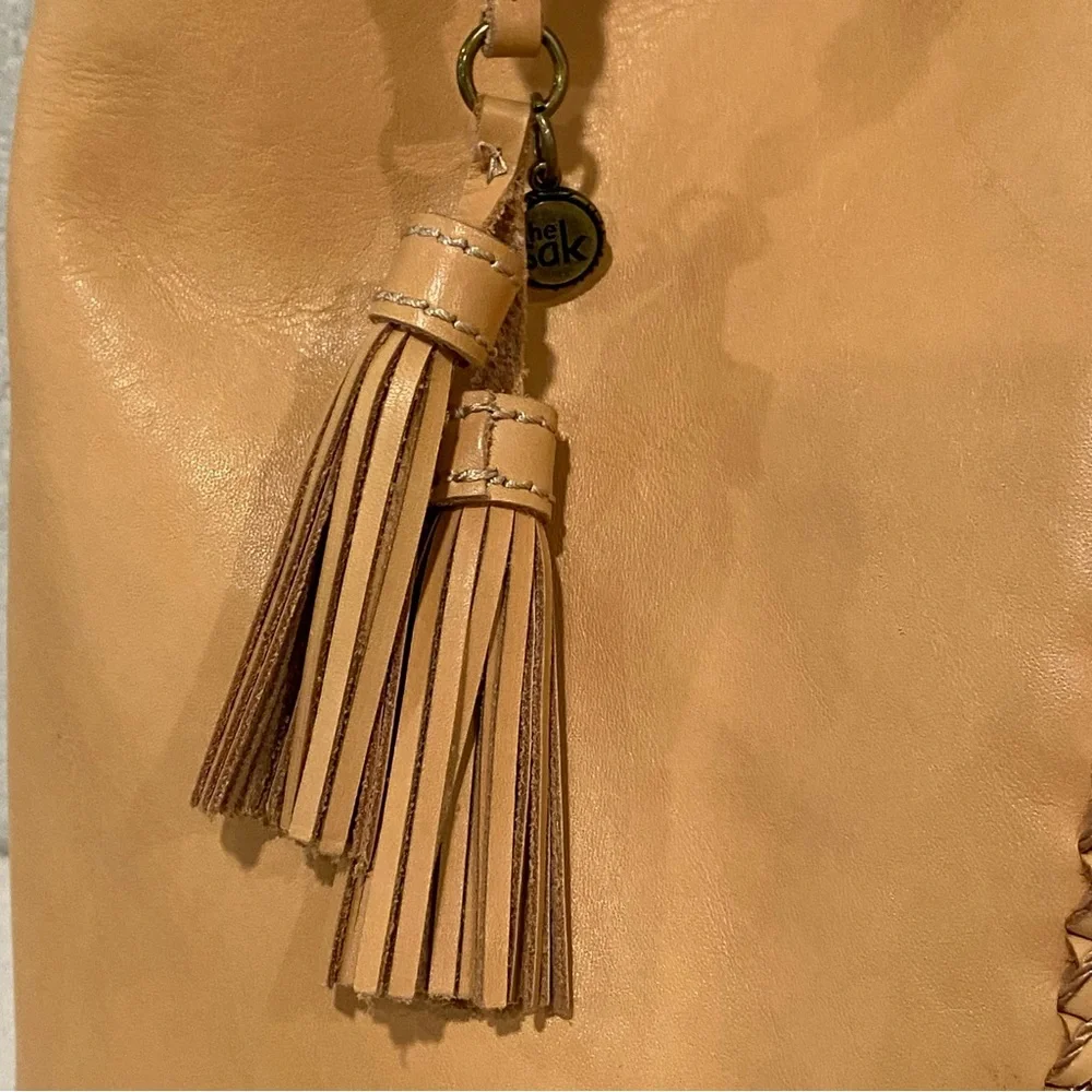The Sak Tan Leather Hobo Shoulder Bag - Excellent Condition